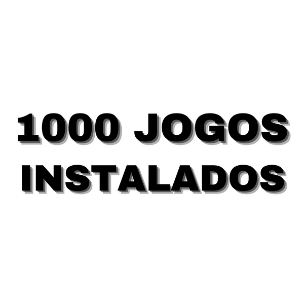 MIL JOGOS INSTALADOS - ENTRE PS1 A PS4 + NITENDO + JOGOS DE PC DA ATUALIDADE!