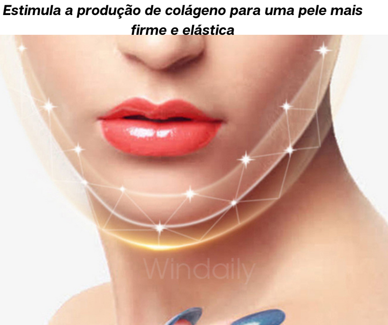 Massageador Facial Redutor de Papada e Rugas - facial em V