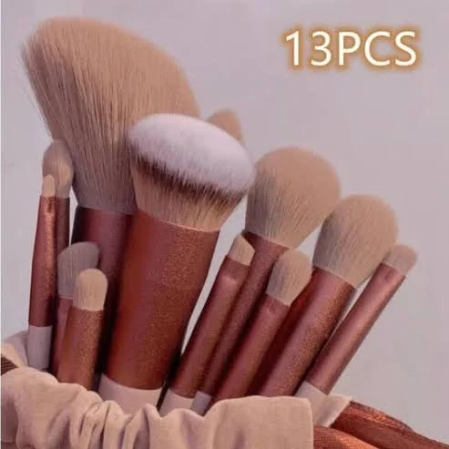 Kit com 13 Pincéis para Maquiagem Profissional - Ellegance ⭐⭐⭐⭐⭐